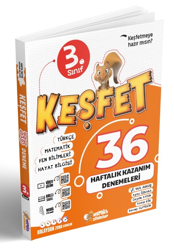 3. Sınıf Tüm Dersler Yeni Nesil Keşfet Haftalık Deneme