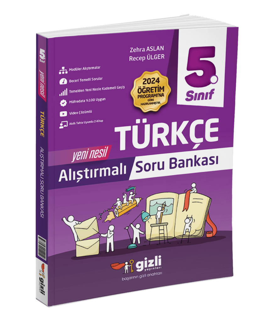 5. Sınıf Türkçe Alıştırmalı Soru Bankası