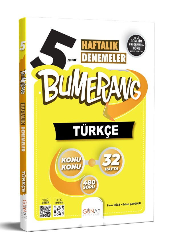 5. Sınıf Bumerang 32 Haftalık Türkçe Denemeleri