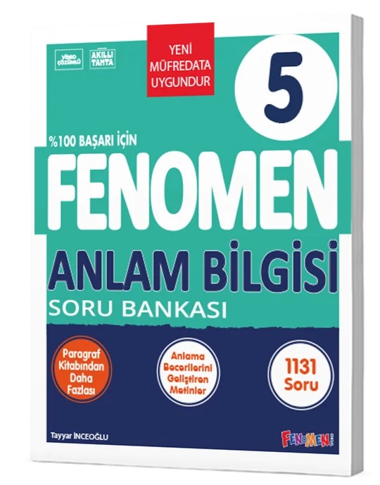 5. Sınıf Fenomen Anlam Bilgisi Soru Bankası Fenomen Okul Yayınları