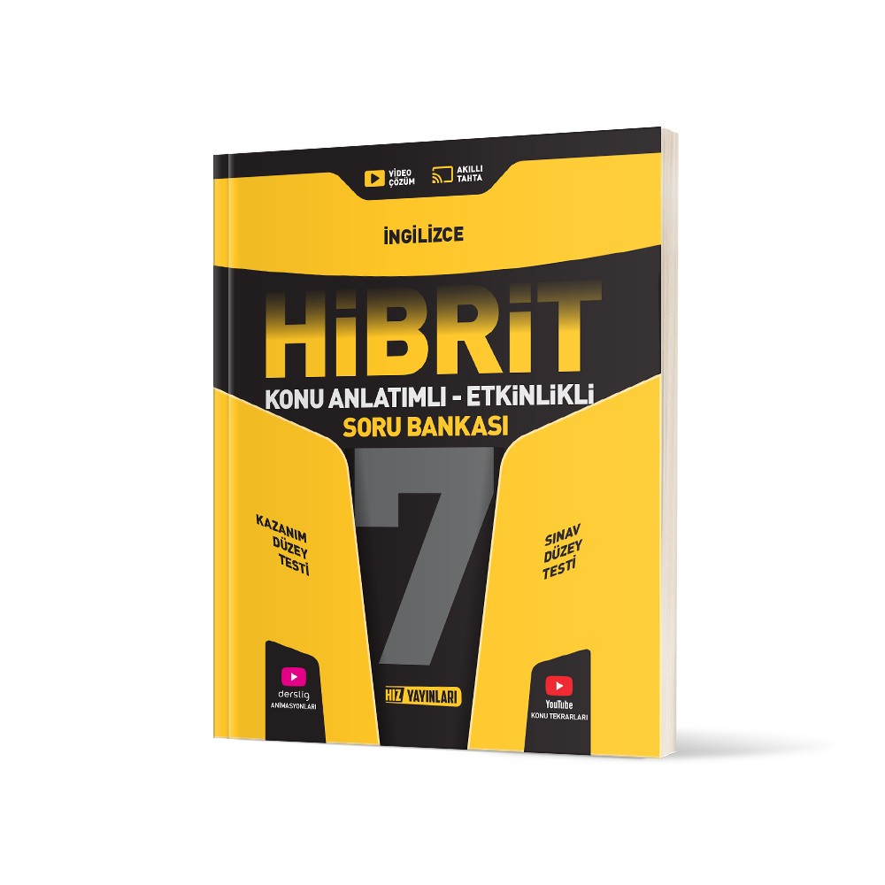 7. Sınıf İngilizce Hibrit Soru Bankası