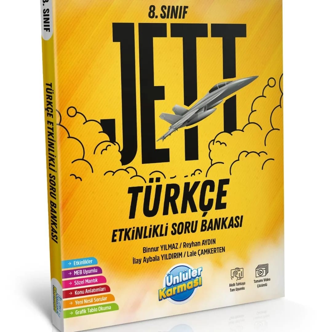 8. Sınıf Jett Etinlikli Türkçe Fasiküller Soru Bankası