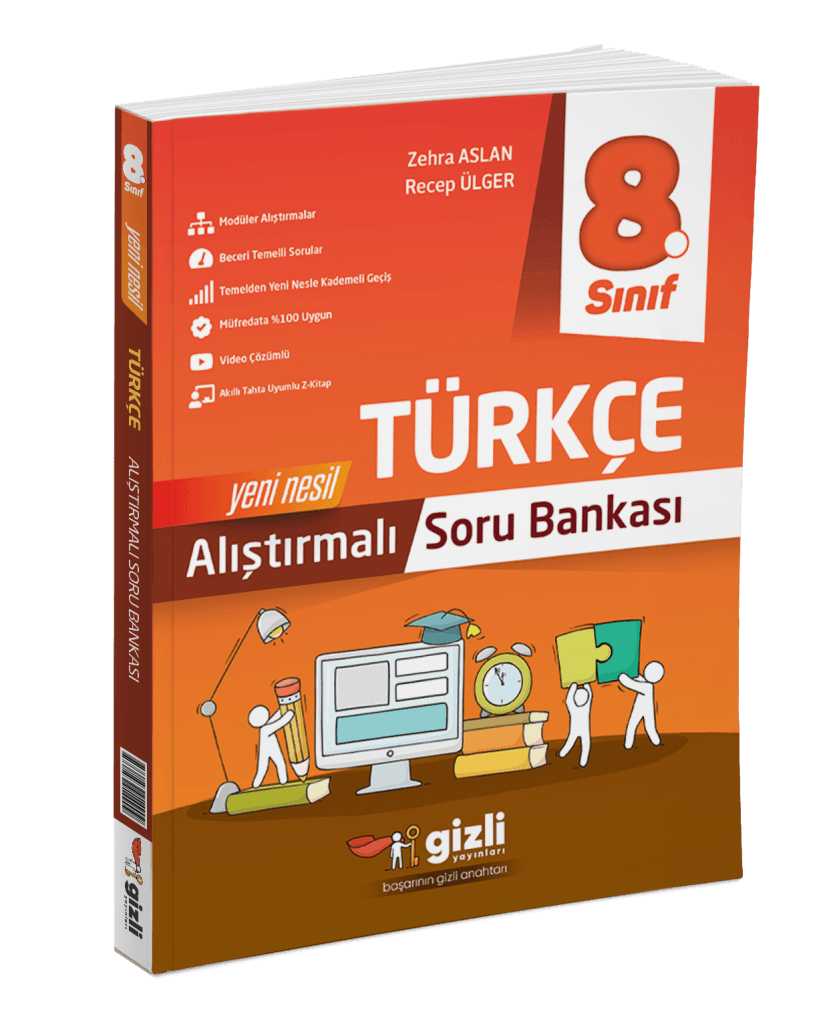 8. Sınıf Lgs Türkçe Alıştırmalı Soru Bankası