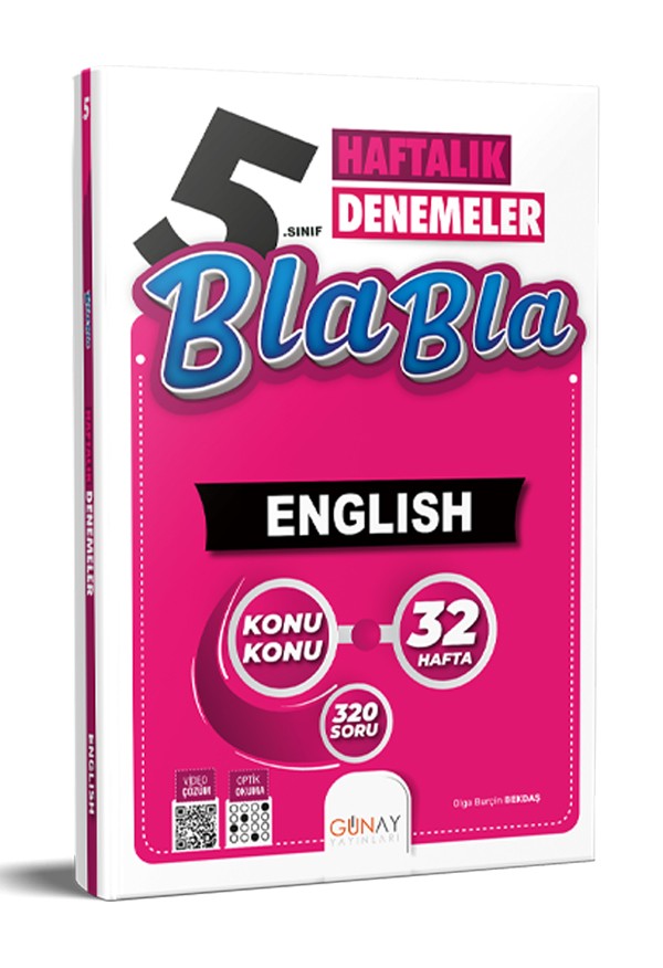 5. Sınıf Bla Bla 32 Haftalık İngilizce Denemeleri