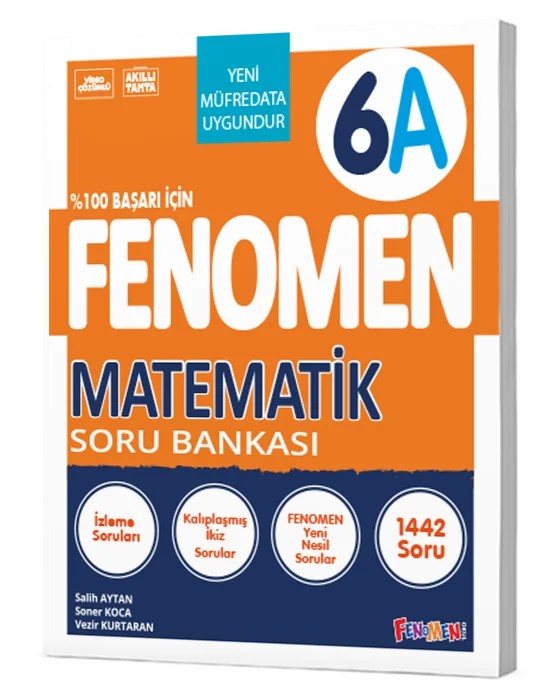 6. Sınıf Fenomen Matematik A Soru Bankası Fenomen Okul Yayınları