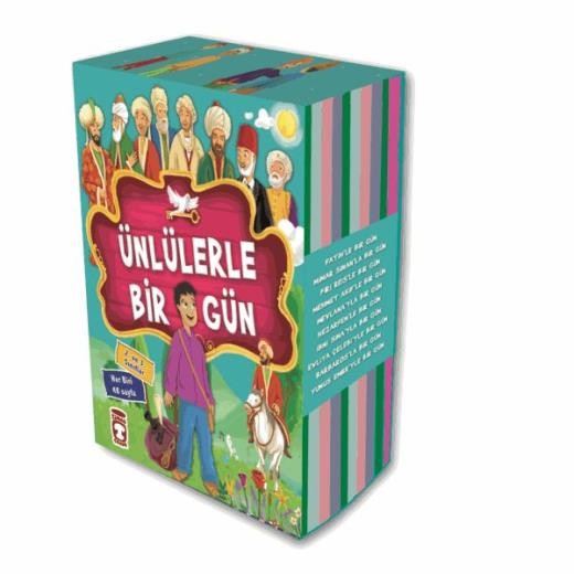Ünlülerle Bir Gün 1 Set - 10 Kitap Timaş Çocuk
