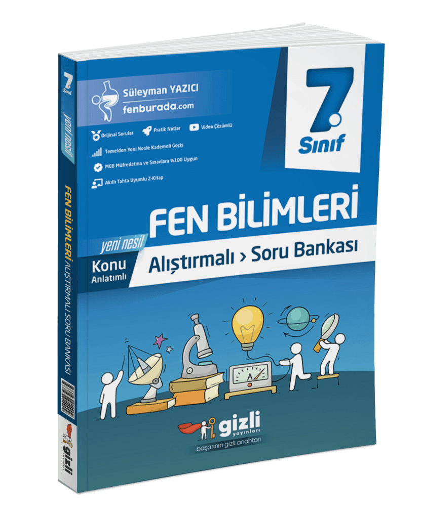 7. Sınıf Fen Bilimleri Alıştırmalı Soru Bankası