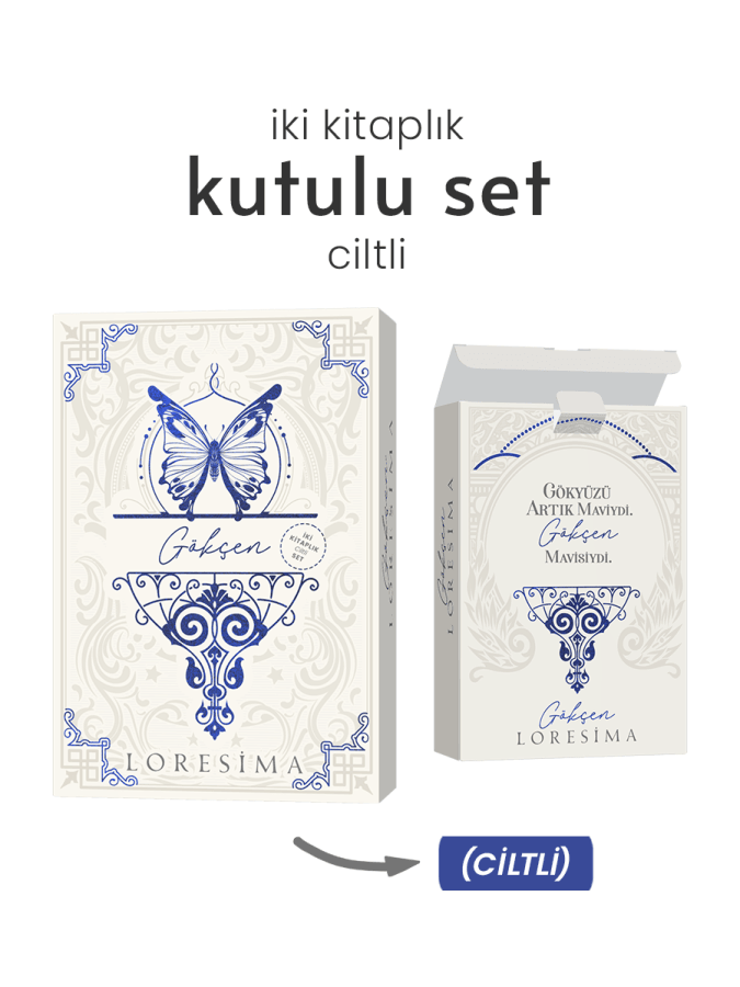 Gökçen İki Kitaplık Set - Gökçen 1 ve Gökçen 2 Ciltli Loresima Ephesus Yayınları