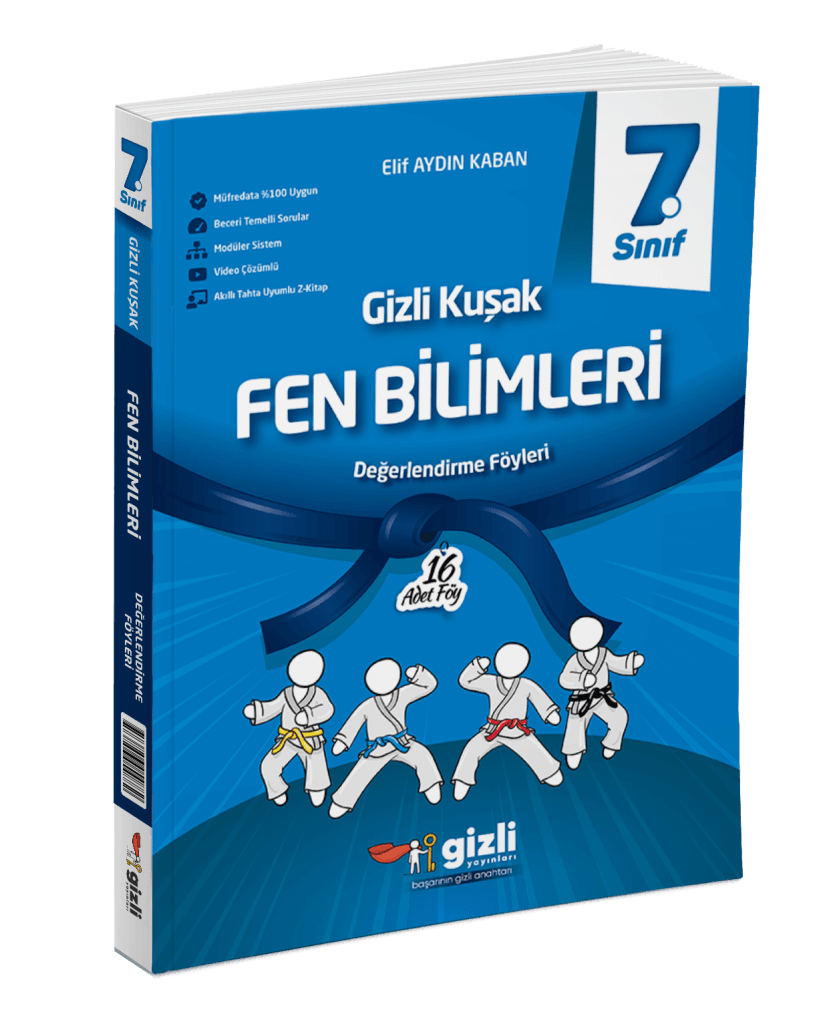 7. Sınıf Fen Bilimleri Gizli Kuşak Değerlendirme Föyleri