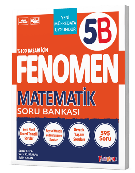 5. Sınıf Fenomen Matematik B Soru Bankası Fenomen Yayınları