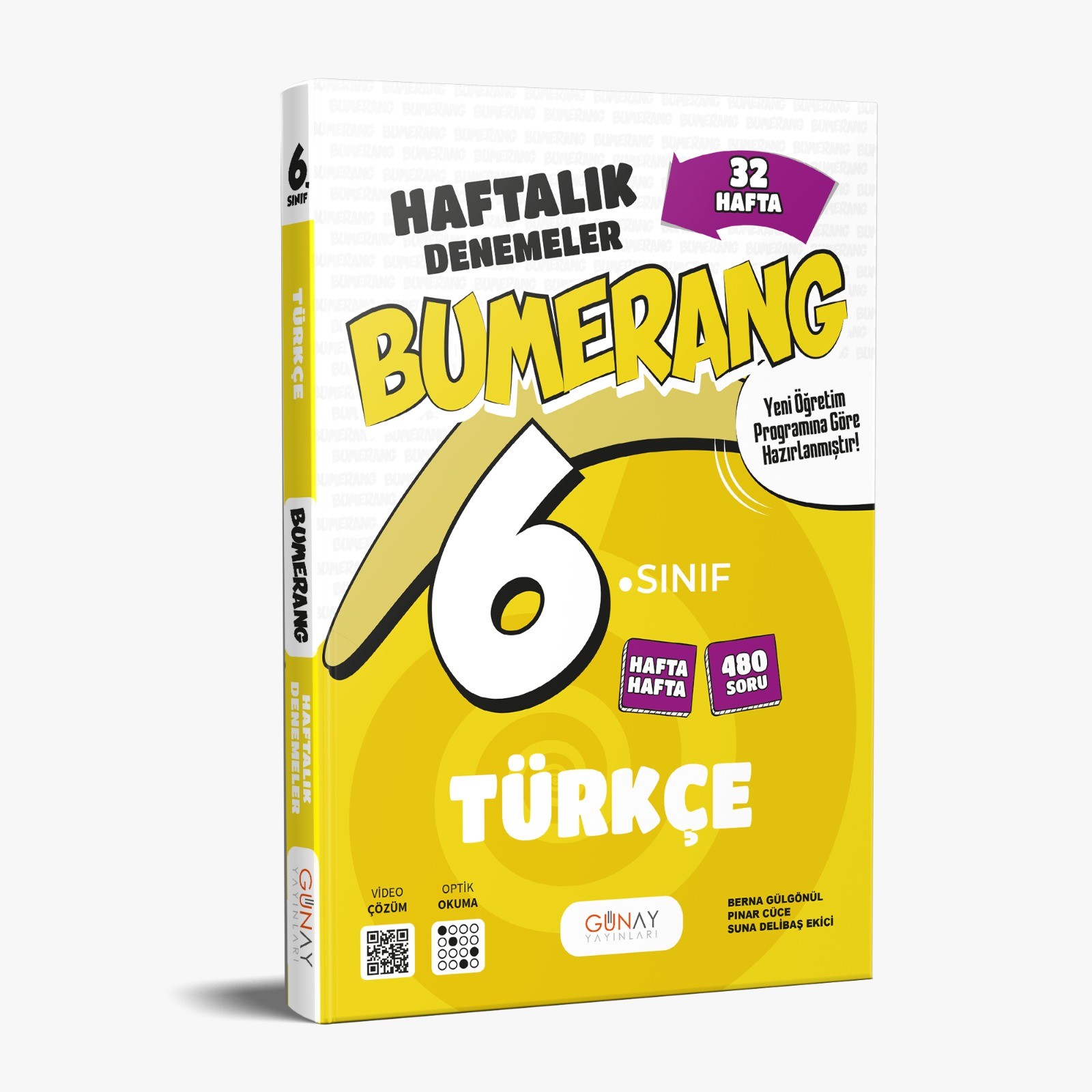 6. Sınıf Bumerang 32 Haftalık Fen Bilimleri Denemeleri Günay Yayınları