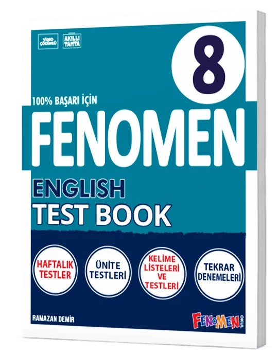 8. Sınıf Fenomen English Test Book