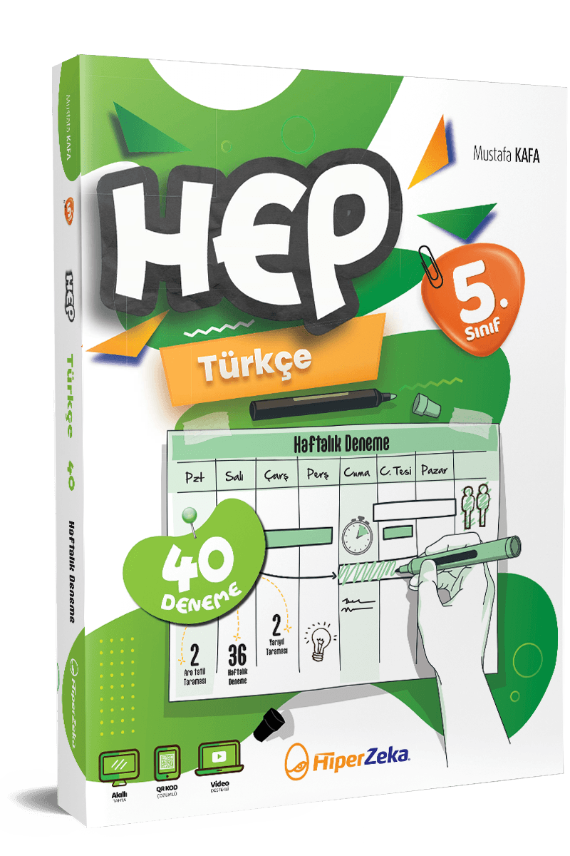 5. Sınıf HEP Türkçe Haftalık Deneme Föyleri