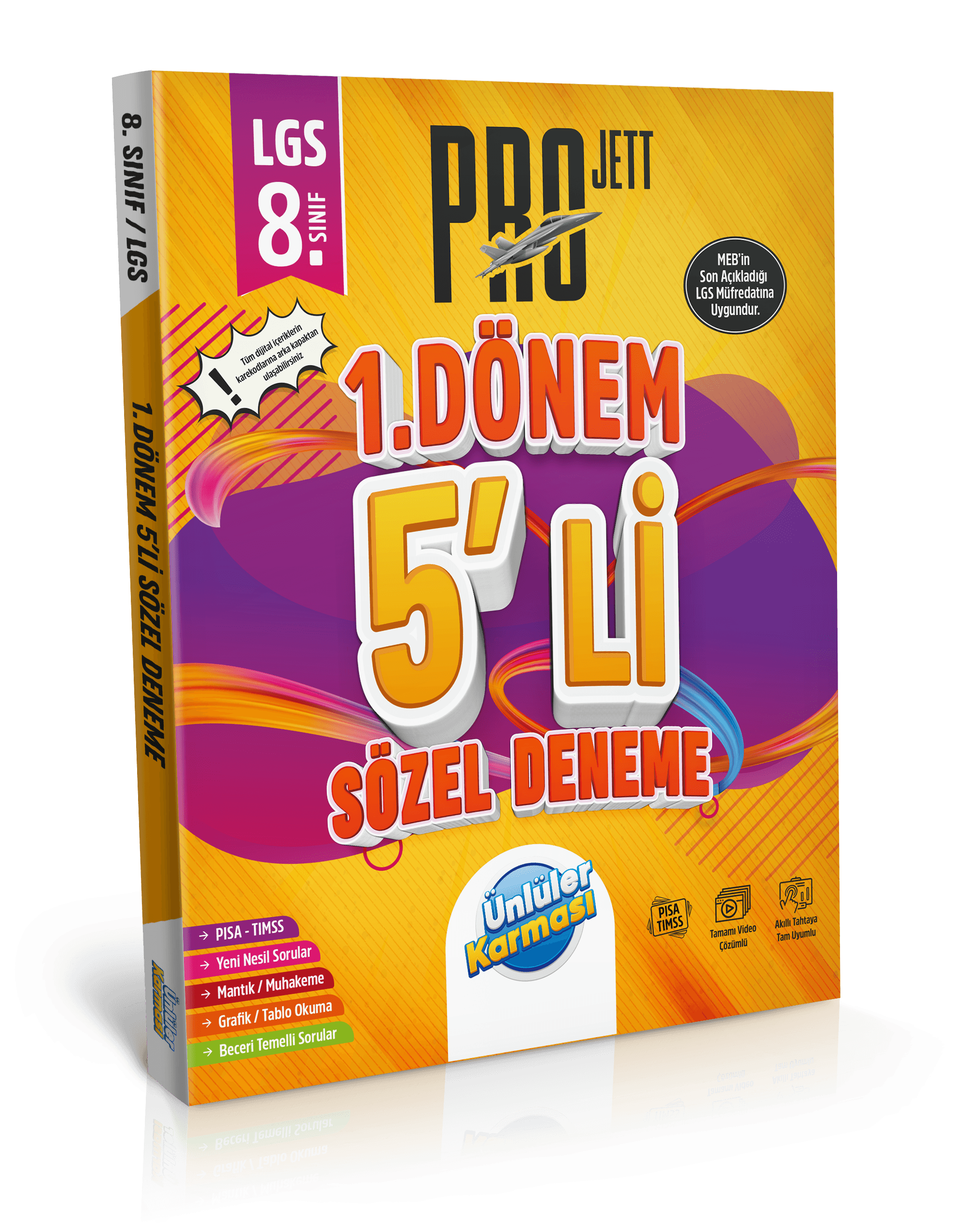 8.Sınıf Projett Sözel 1 Dönem 5'li Deneme