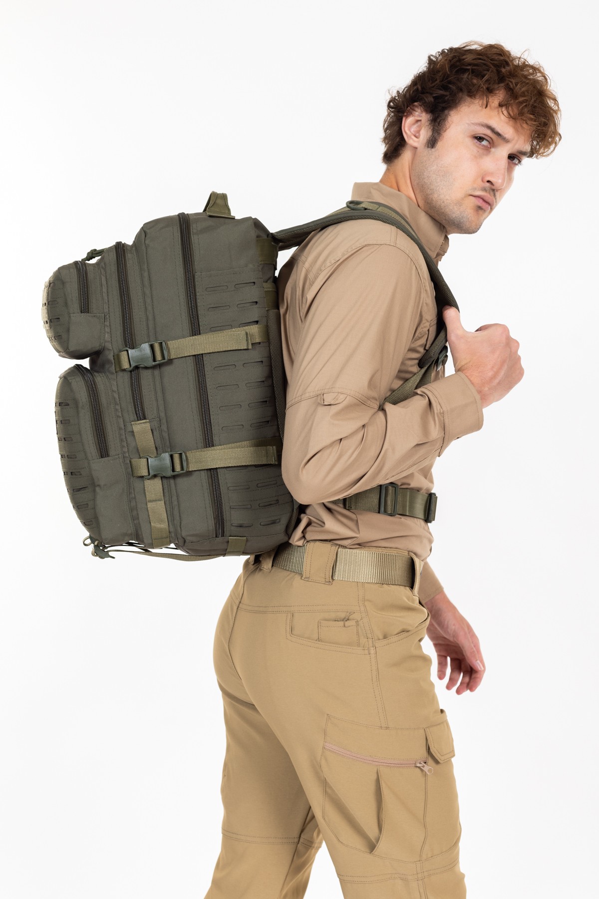 AKN Outdoor 45 LT Haki Çanta