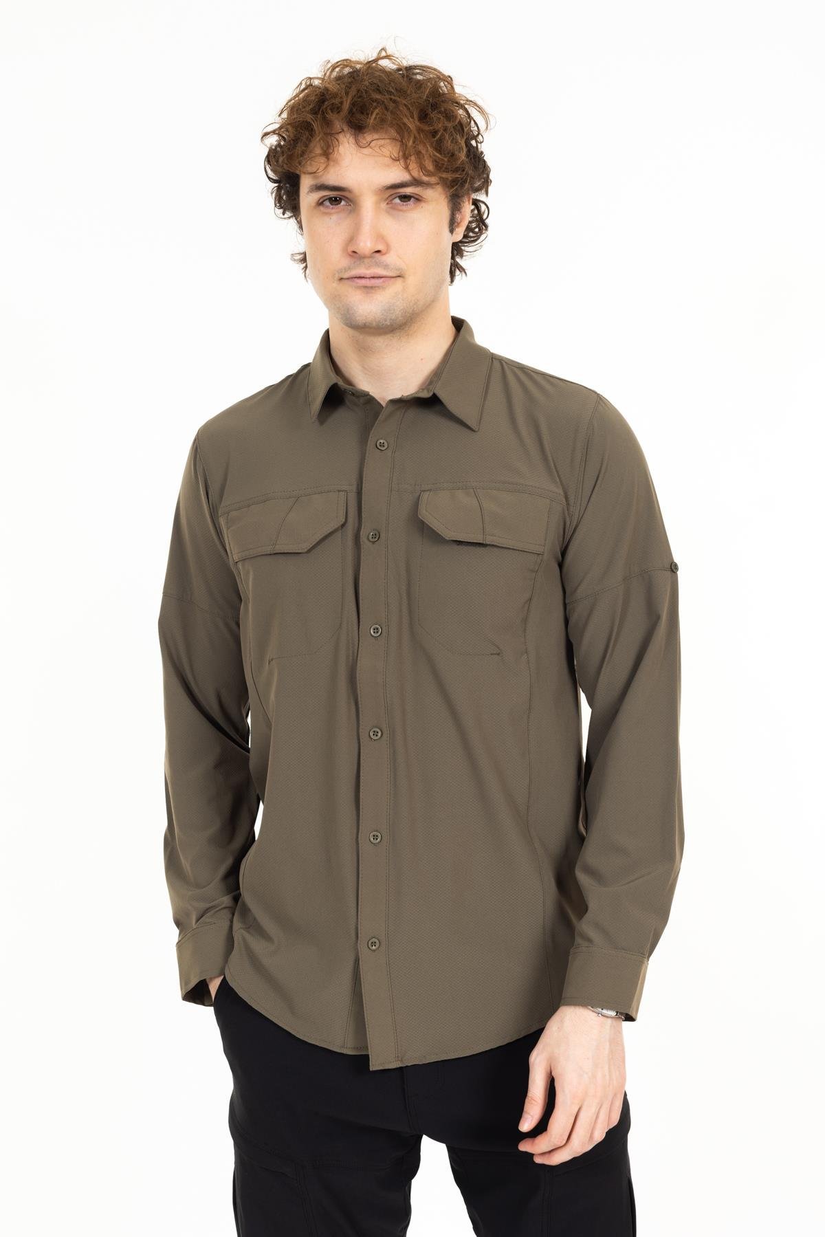 AKN 225 LİKRALI PREMİUM TAKTİK GÖMLEK-HAKİ