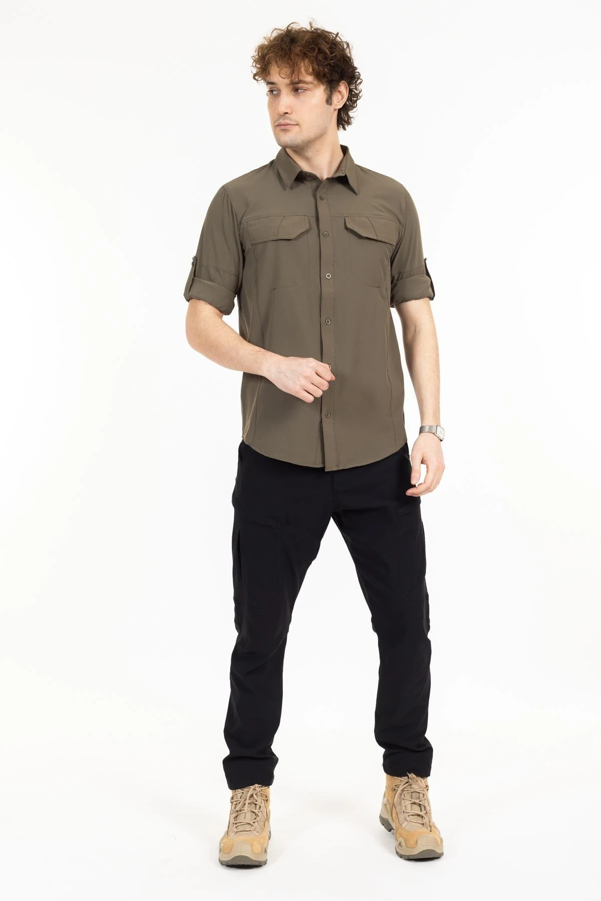 AKN 225 LİKRALI PREMİUM TAKTİK GÖMLEK-HAKİ