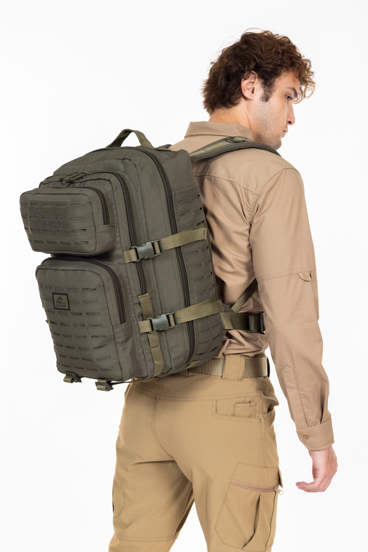 AKN Outdoor 45 LT Haki Çanta