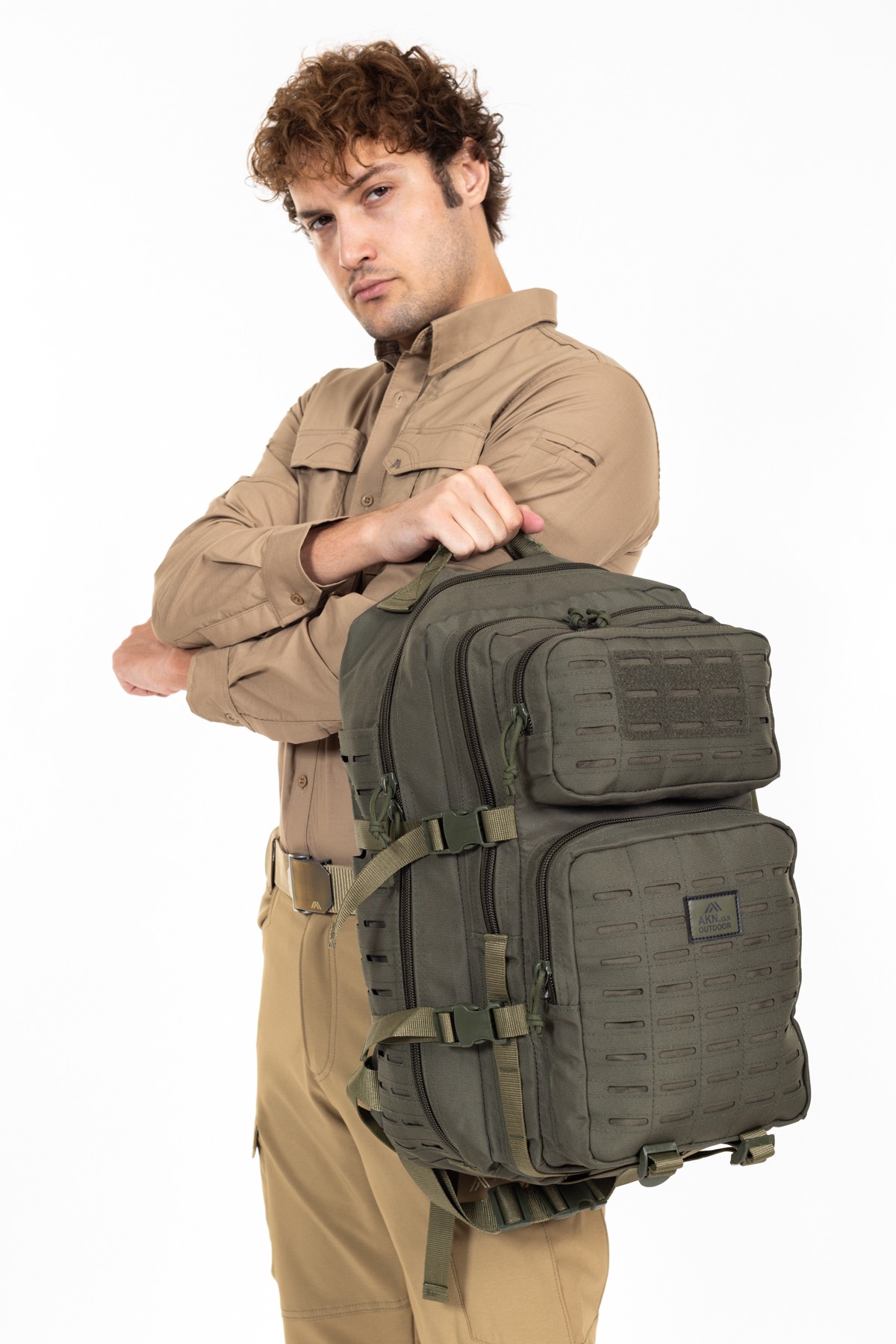 AKN Outdoor 45 LT Haki Çanta