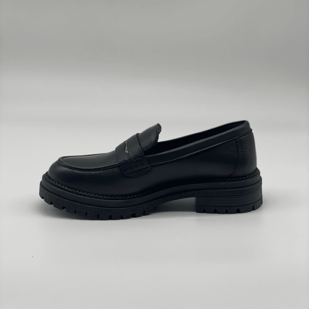 D24KA-3610 Kadın Hakiki Deri Loafer