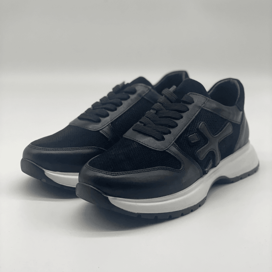 K-500 Kadın Hakiki Deri Bağcıklı Sneaker