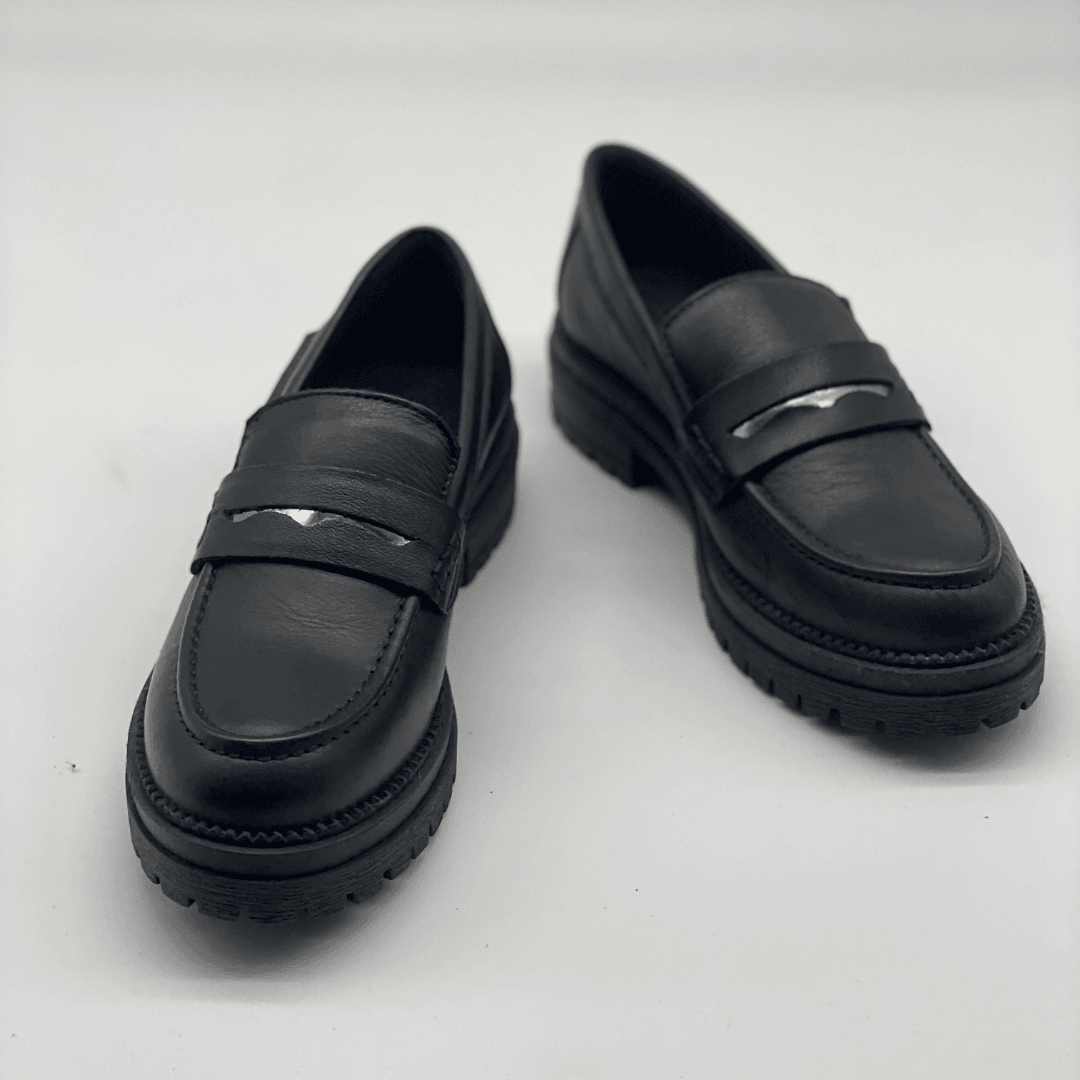 D24KA-3610 Kadın Hakiki Deri Loafer