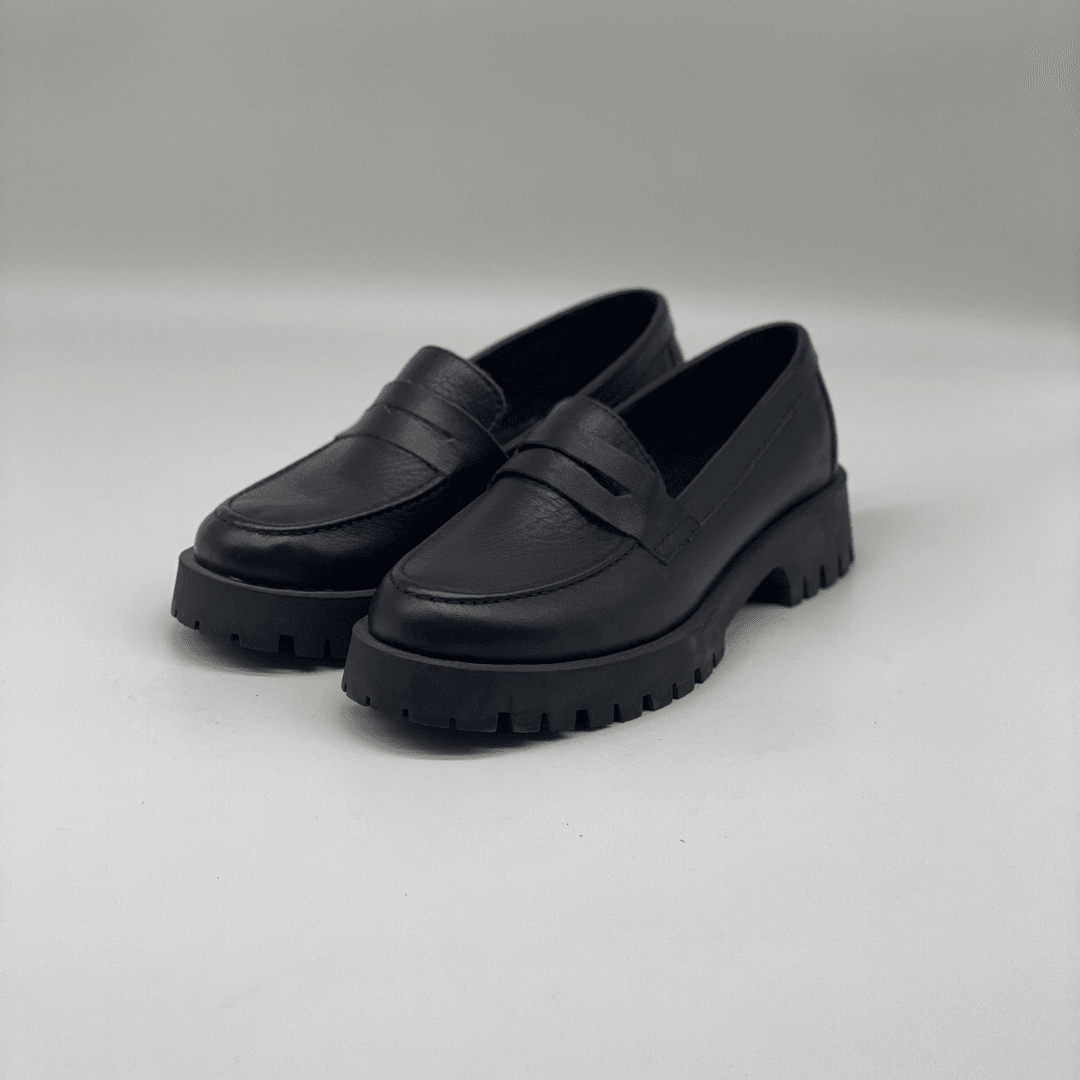 2842 Kadın Hakiki Deri Loafer