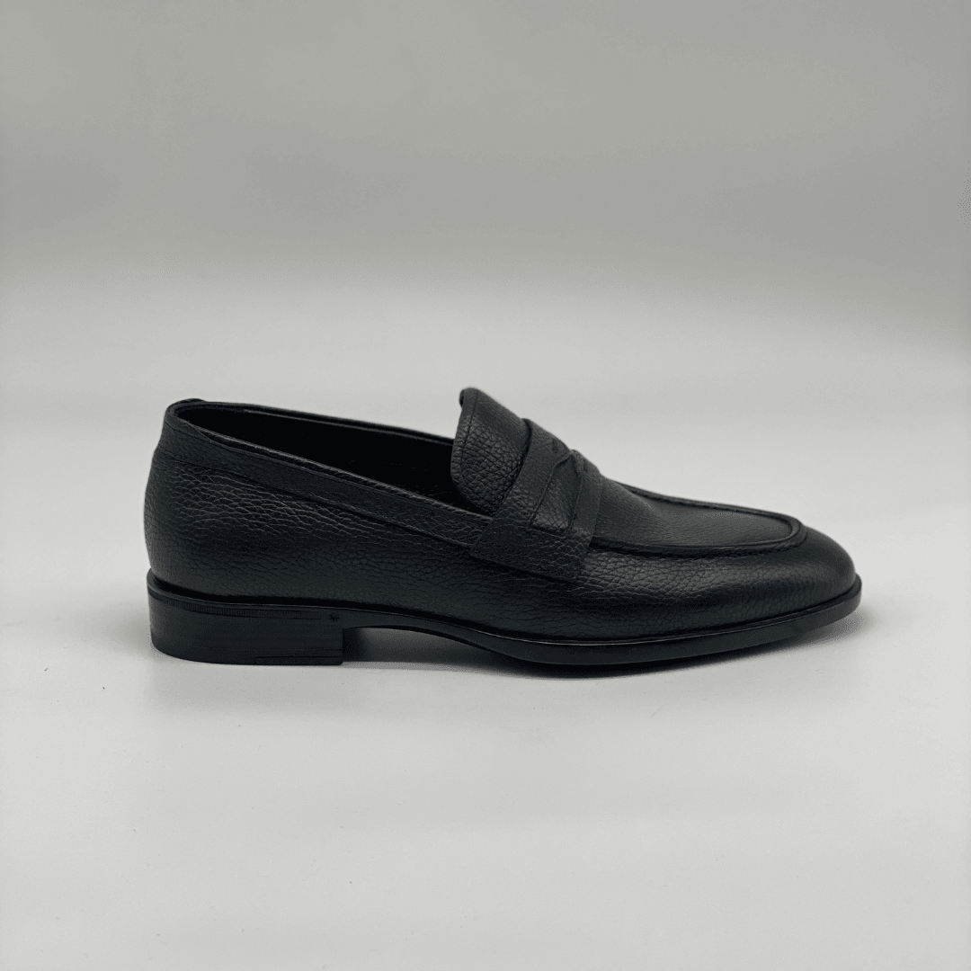 4096 Erkek Floater Deri Loafer - Yeşil