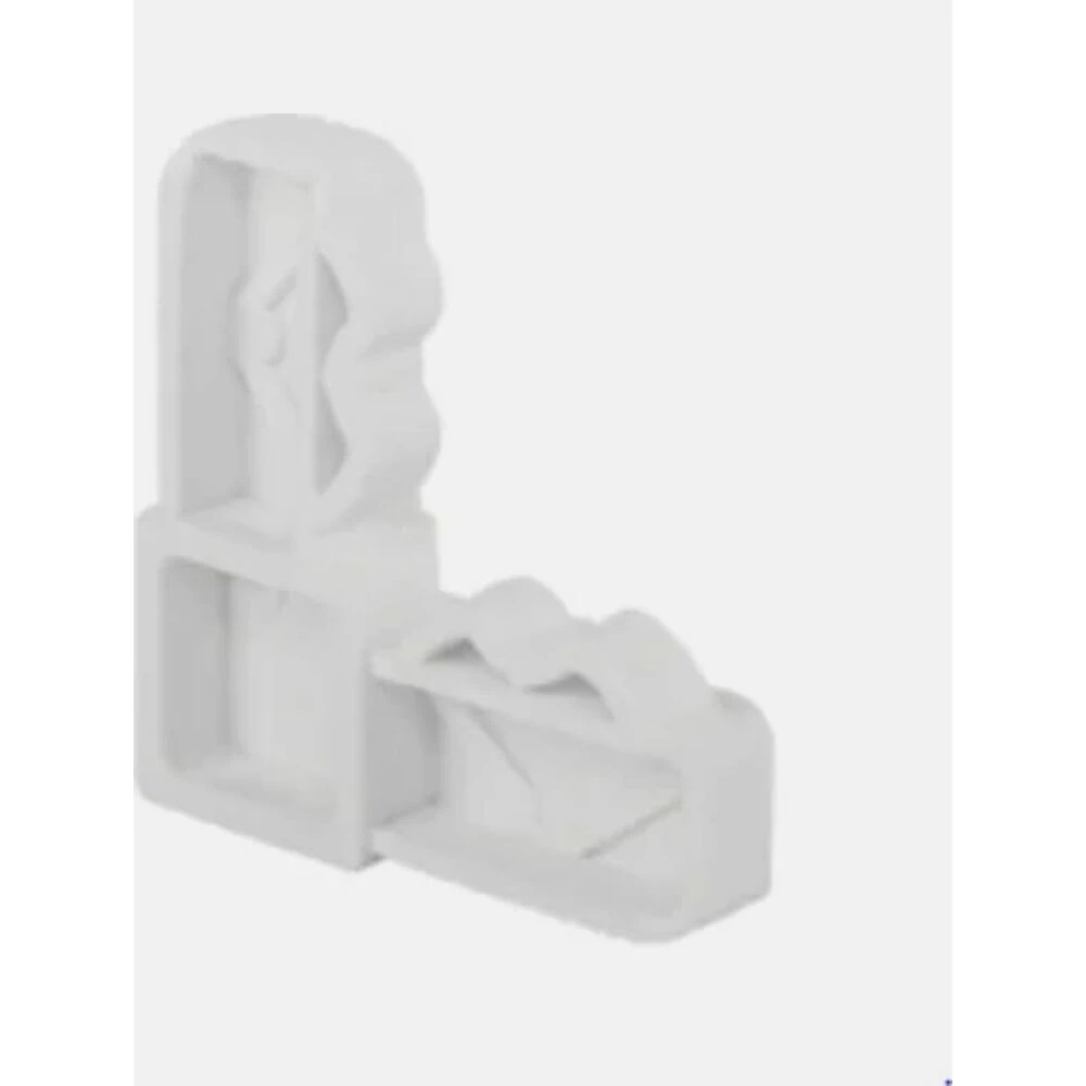 17×25 Sineklik Köşe Takozu – Dayanıklı Plastik Köşe Bağlantı Parçası – 20’li Paket