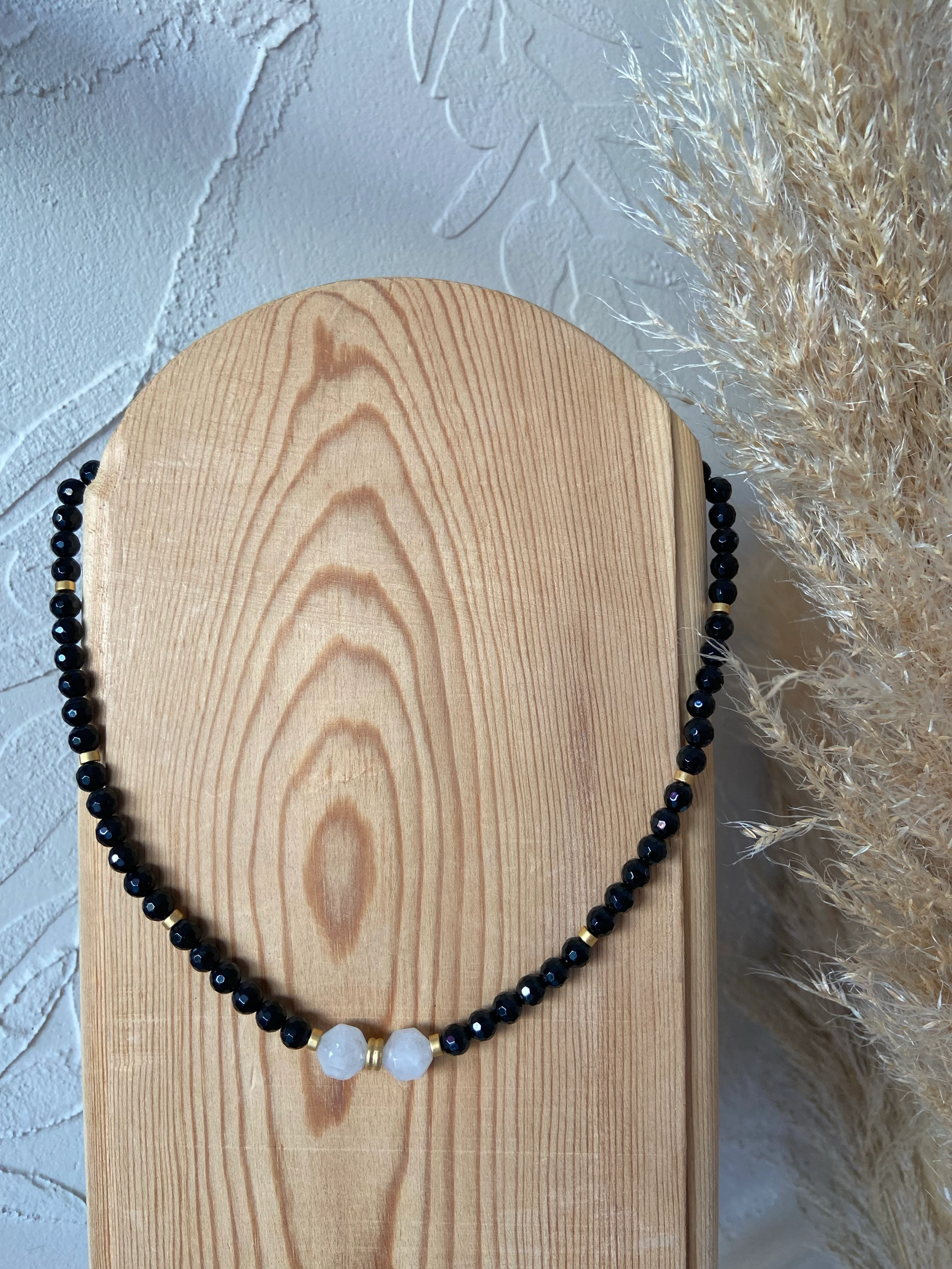 Özel Tasarım Kolye ( Gold obsidyen - Aytaşı)