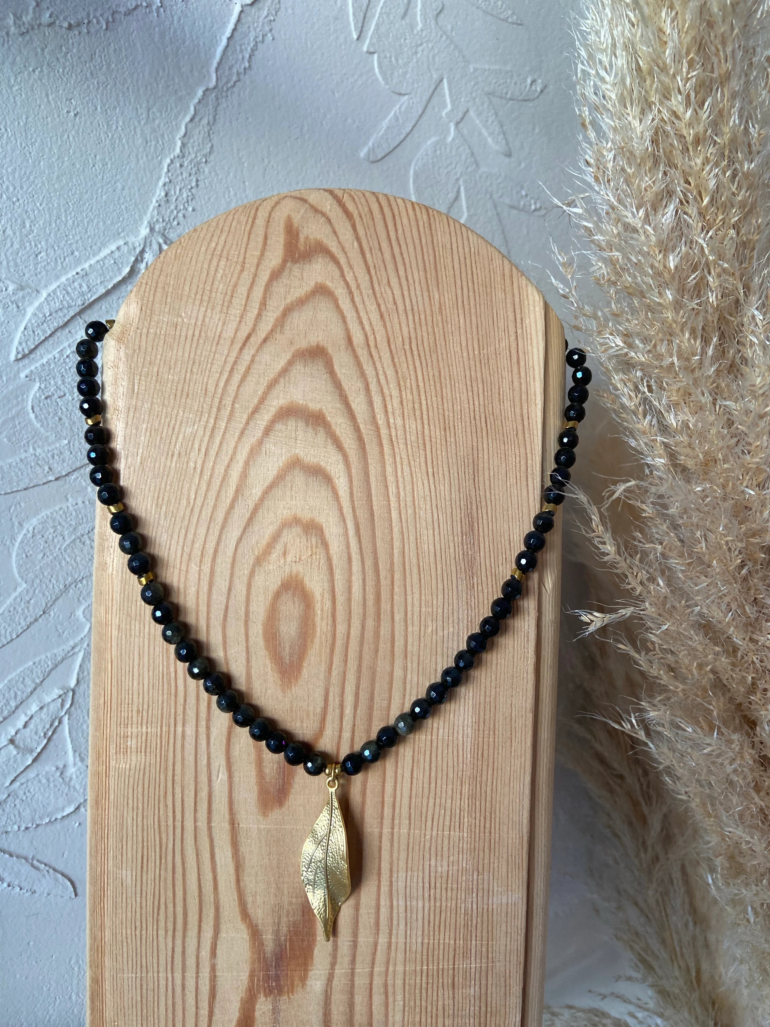 Özel Tasarım Kolye ( Gold Obsidyen)