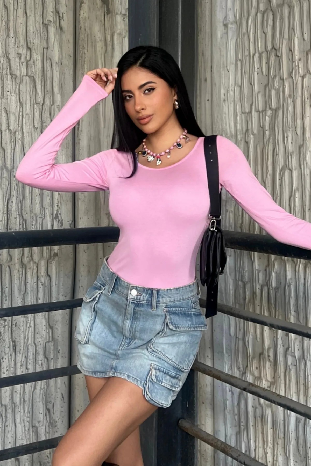 Pembe Prenses Yaka Bluz