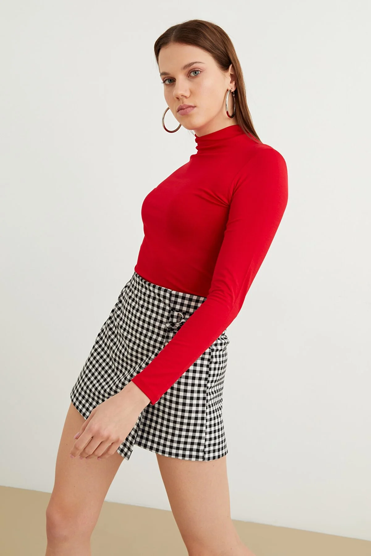 Kadın Kırmızı Basic Body