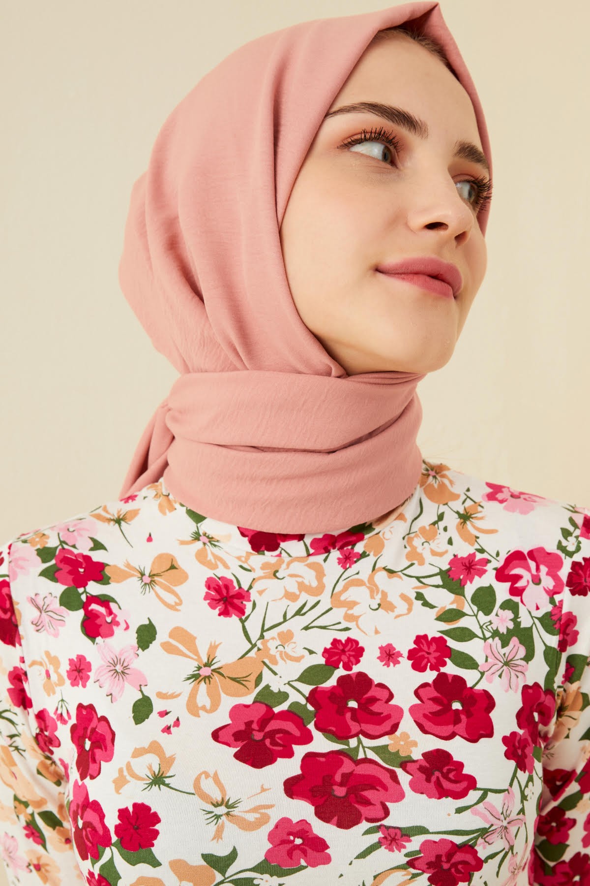 Gülpembe Pamuk Kraş Şal