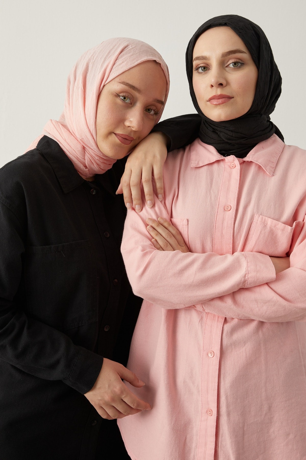 Bambu Şal Toz Pembe