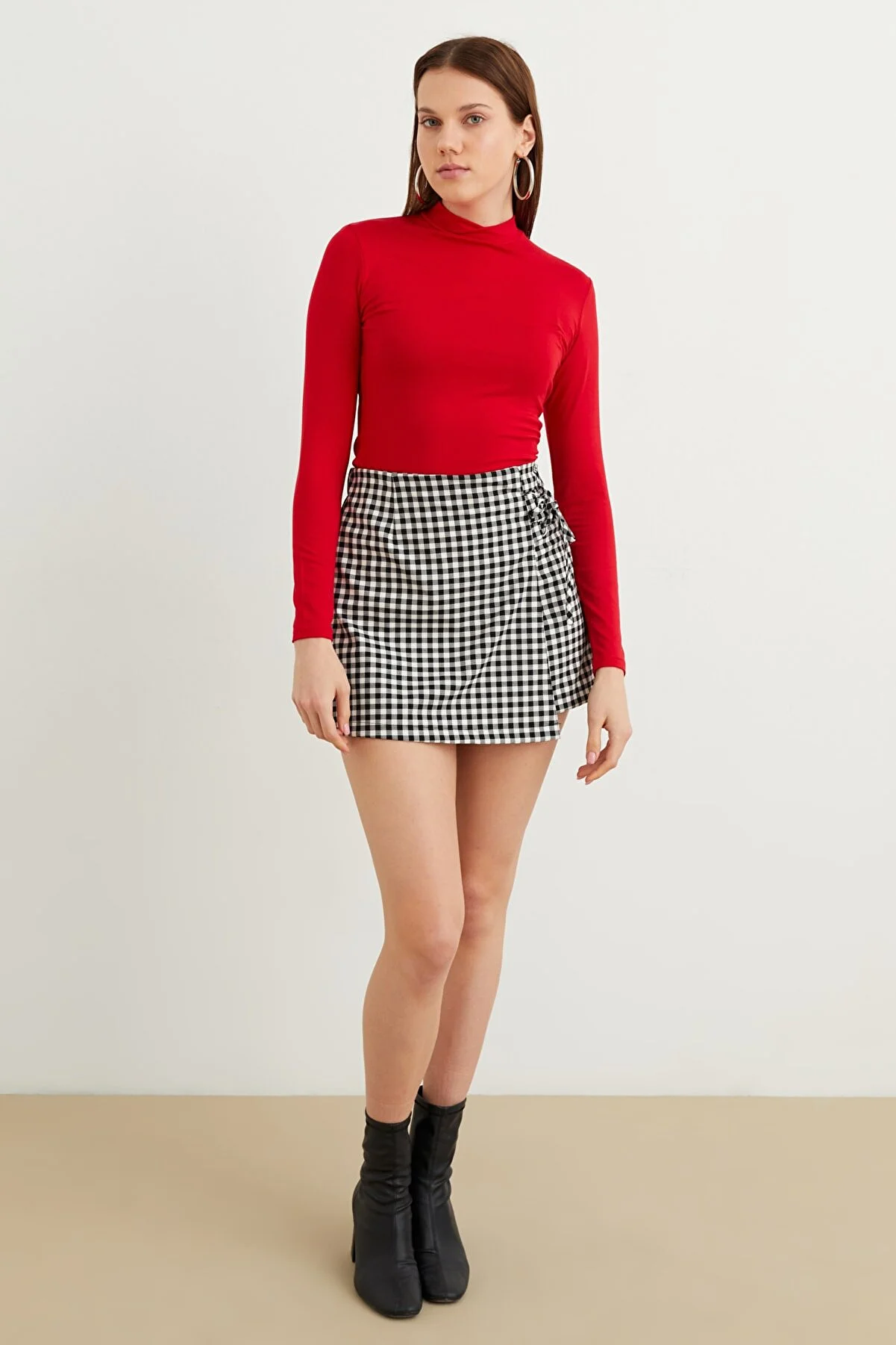 Kadın Kırmızı Basic Body