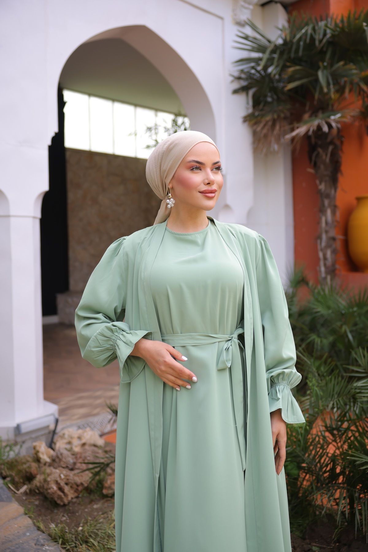 İkili Abaya Takım