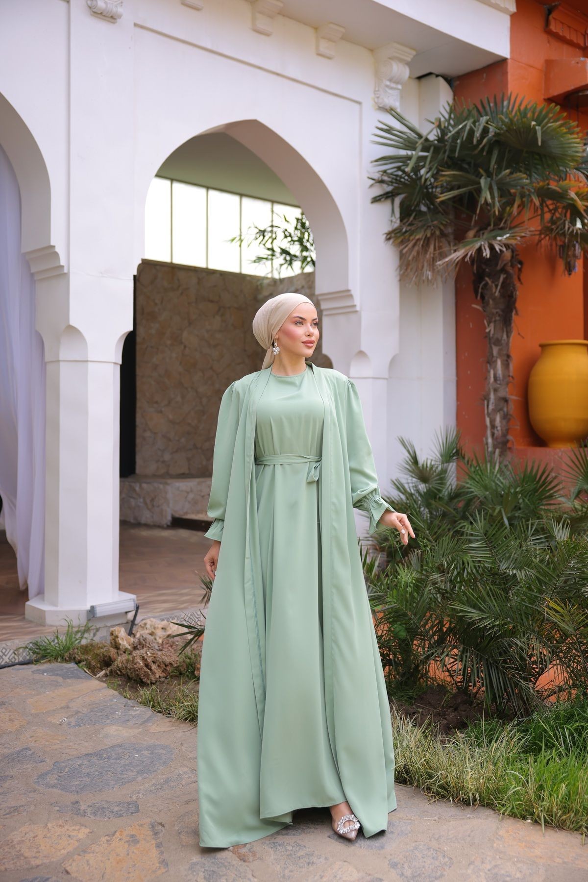 İkili Abaya Takım