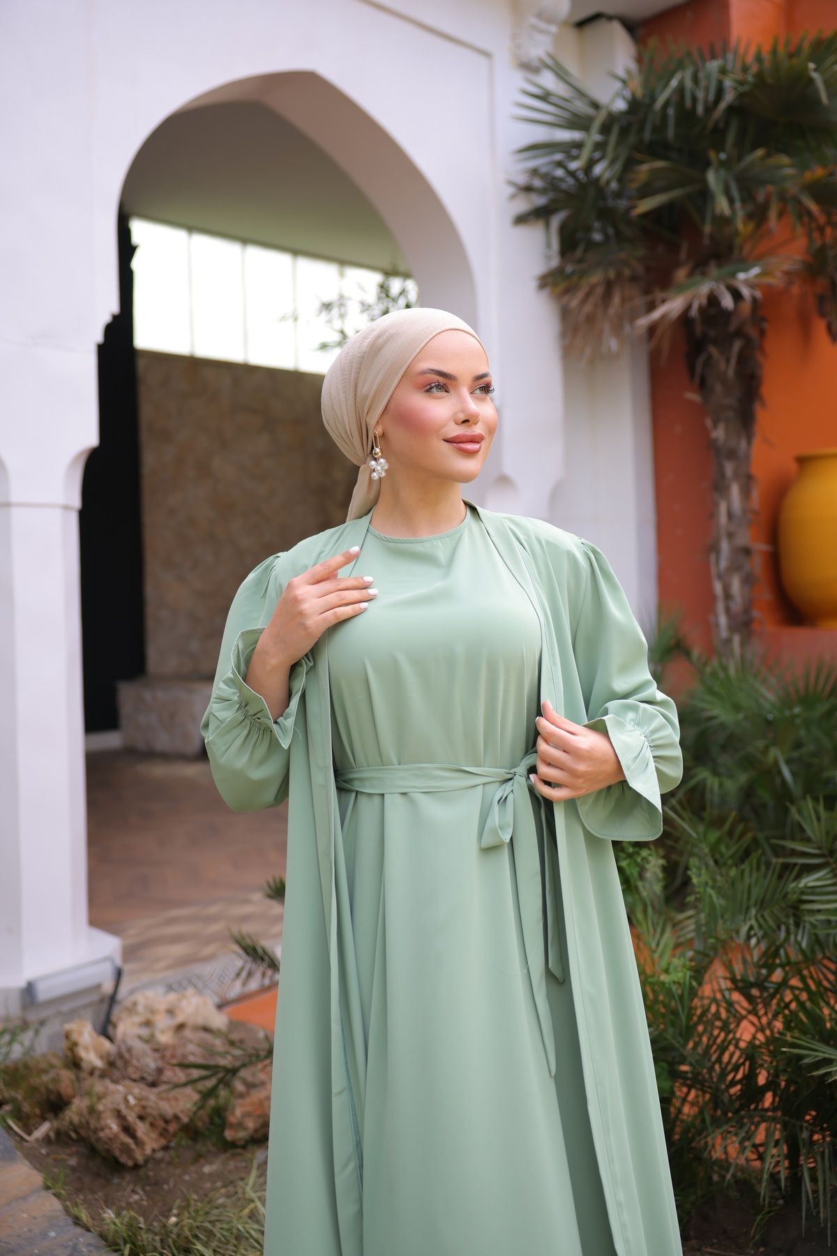 İkili Abaya Takım