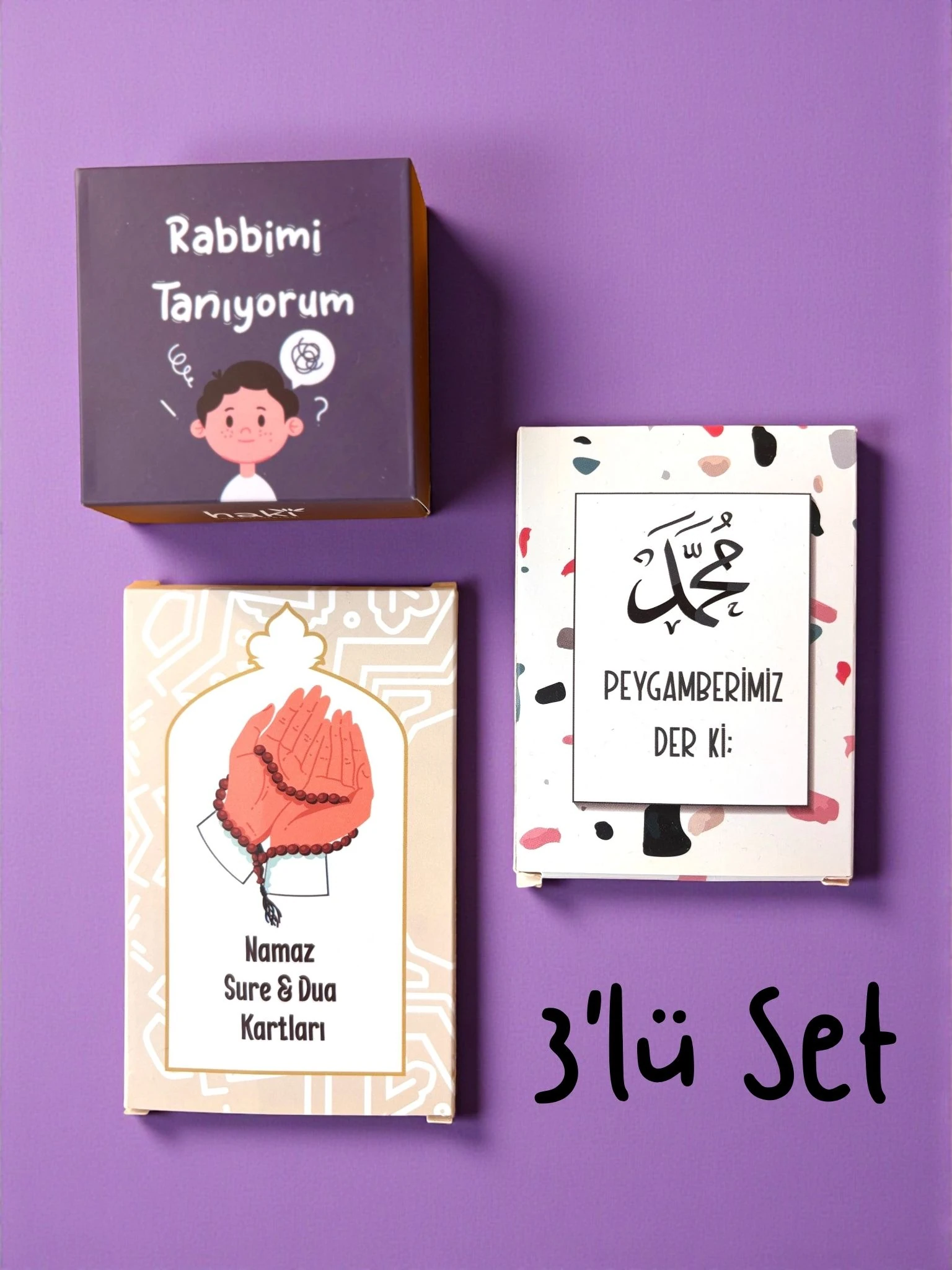  Çocuklar İçin Eğitim Seti 3-lü Paket