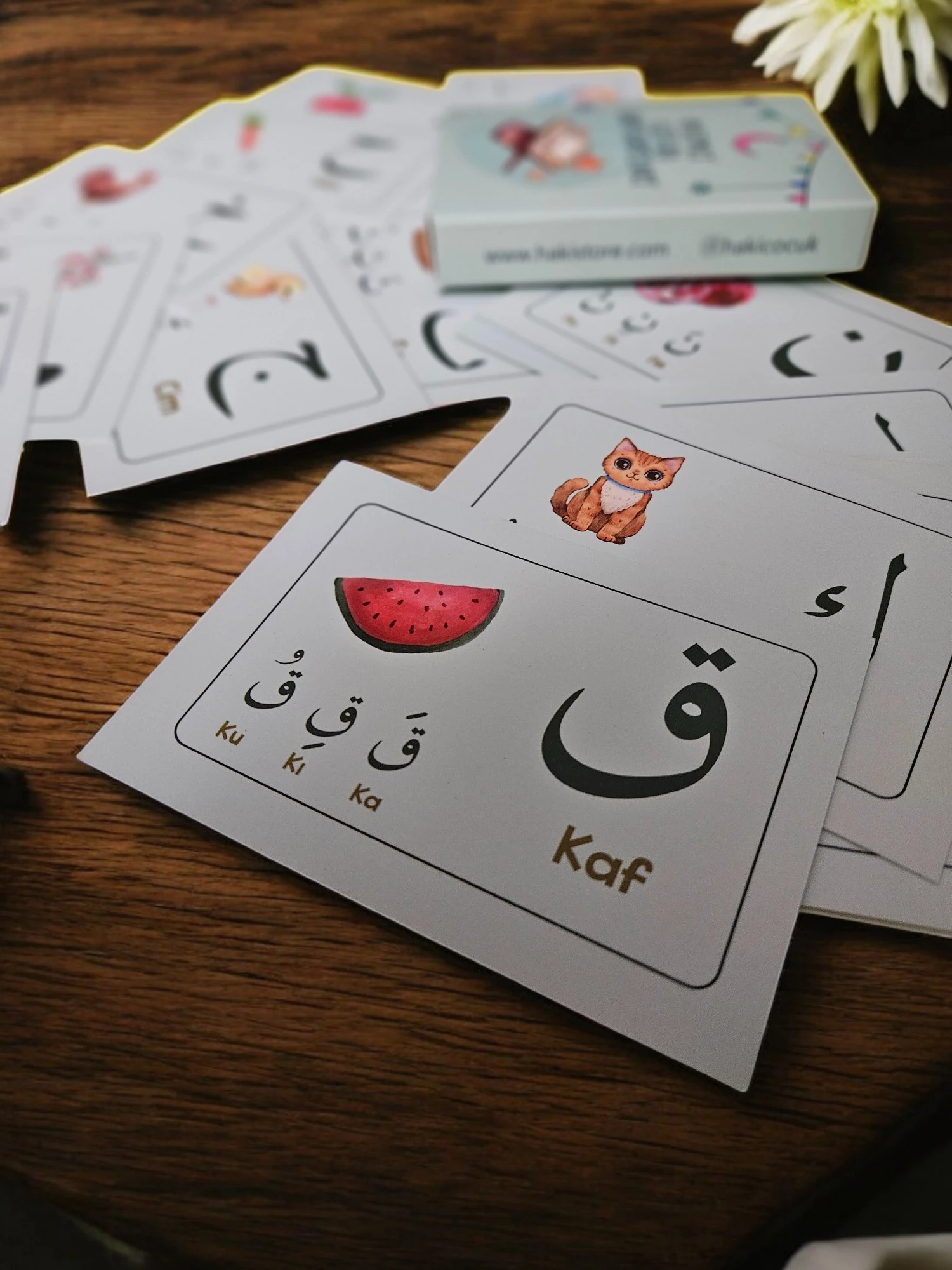 Resimli Elif-Ba Kartları ve İslami Ögeler Eşleştirme Kartları 2li Set