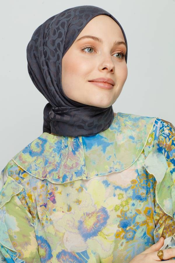 BLOOM DESEN ŞAL - ANTRASİT