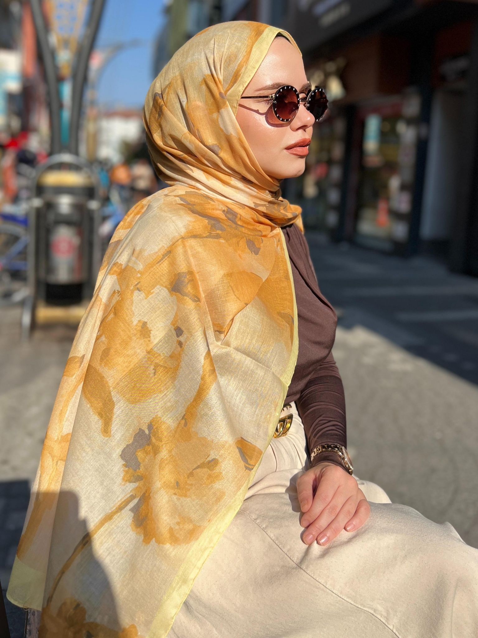 DESENLİ GLAMOUR ŞAL