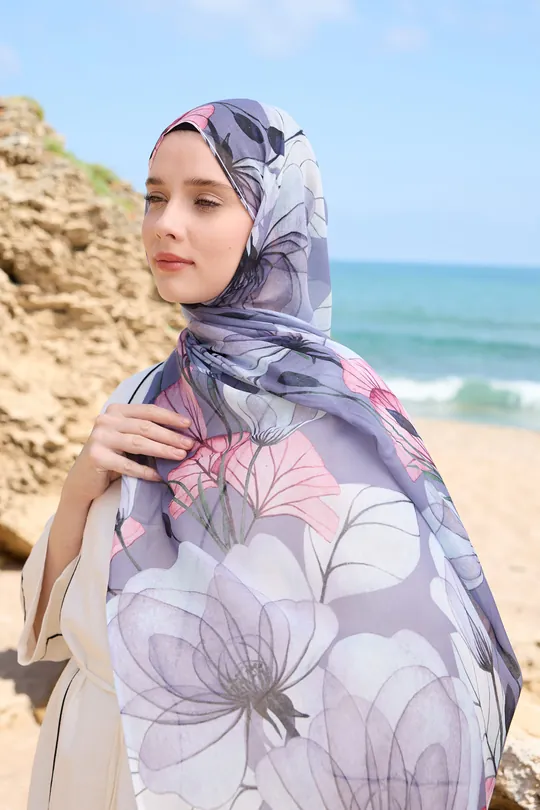 ALİCİA DESEN AYA ŞAL - LİLA