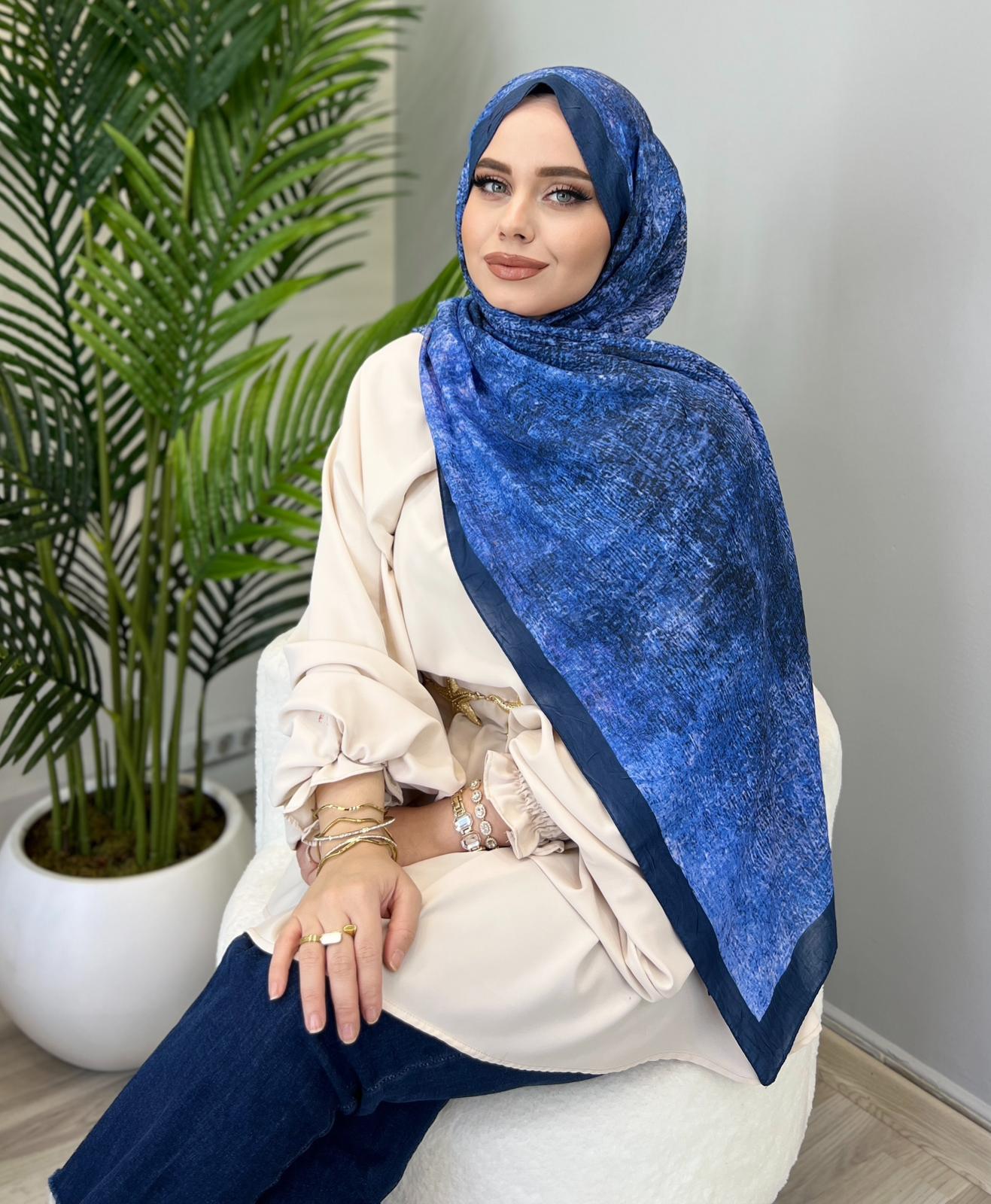 DESENLİ BAMBU ŞAL