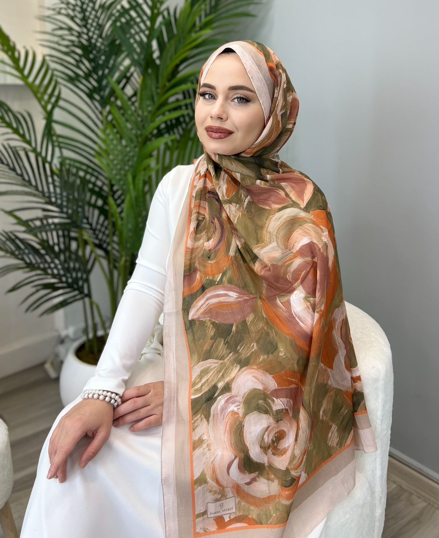 DESENLİ BAMBU ŞAL