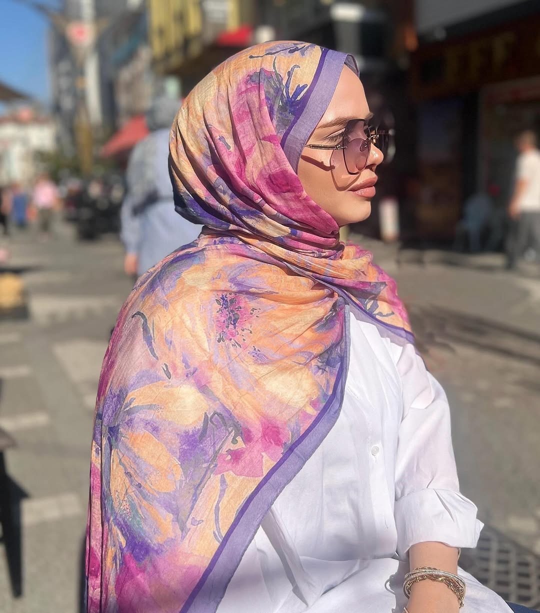 DESENLİ BAMBU ŞAL
