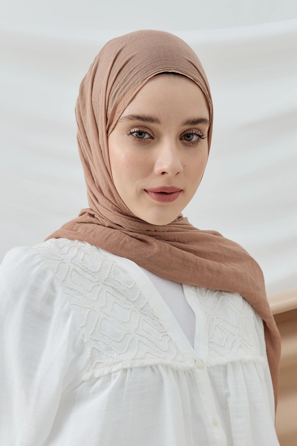 AYA İNCE PAMUK ŞAL - VİZON