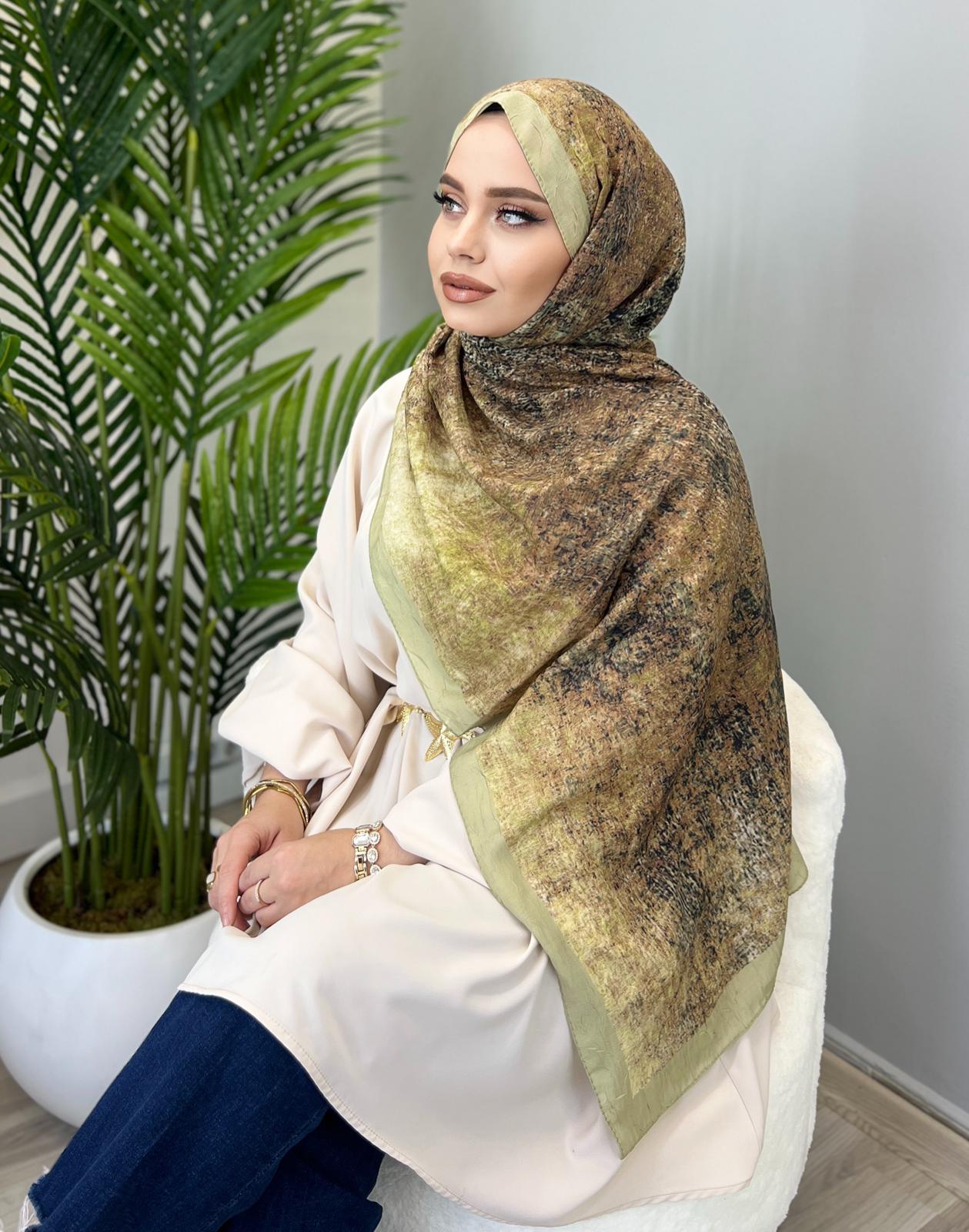 DESENLİ BAMBU ŞAL