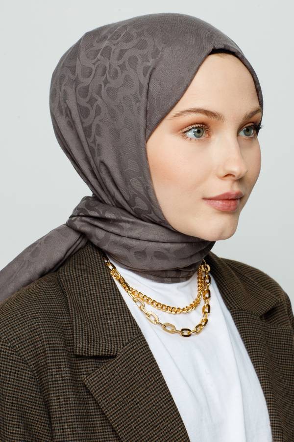 BLOOM DESEN ŞAL - FÜME